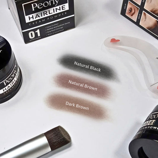 2in1 Hairline Powder with 3 Extra Eyebrow Stencils