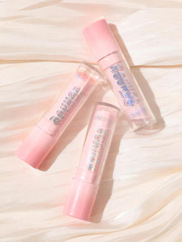 3 IN 1 HUDA MOJI Bounce Jelly Tint Lip Gloss Eyeshadow and highlighter