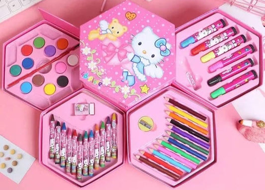 46 Piece Art Kit Painting Set For Kids